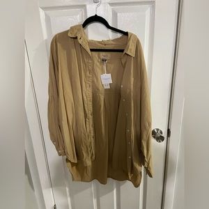 American eagle oversized button down